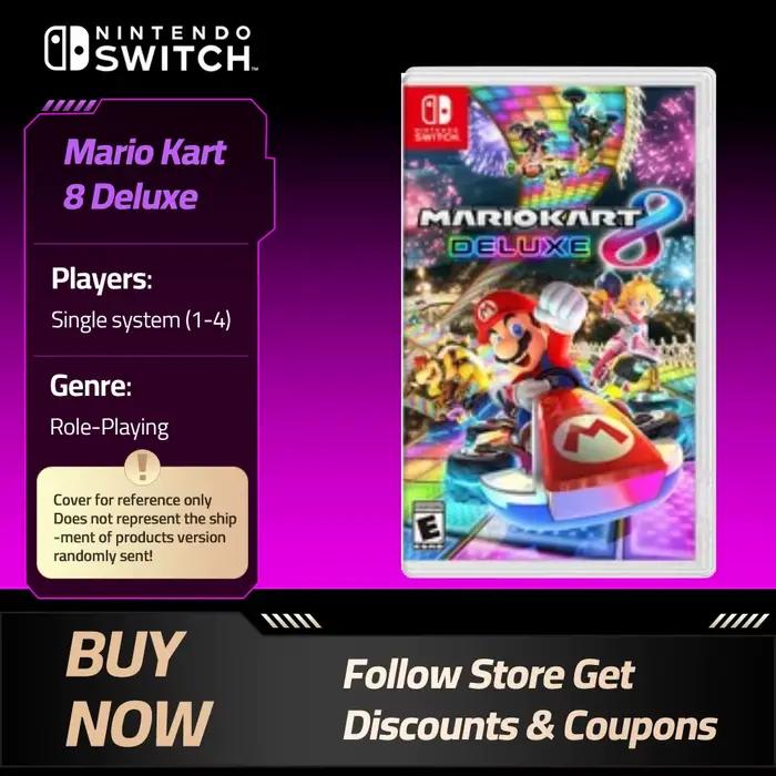 Mario Kart 8 Deluxe - Cartouche de jeu Nintendo Switch - Cartouche physique compatible avec les modes TV, Tabletop et Portable