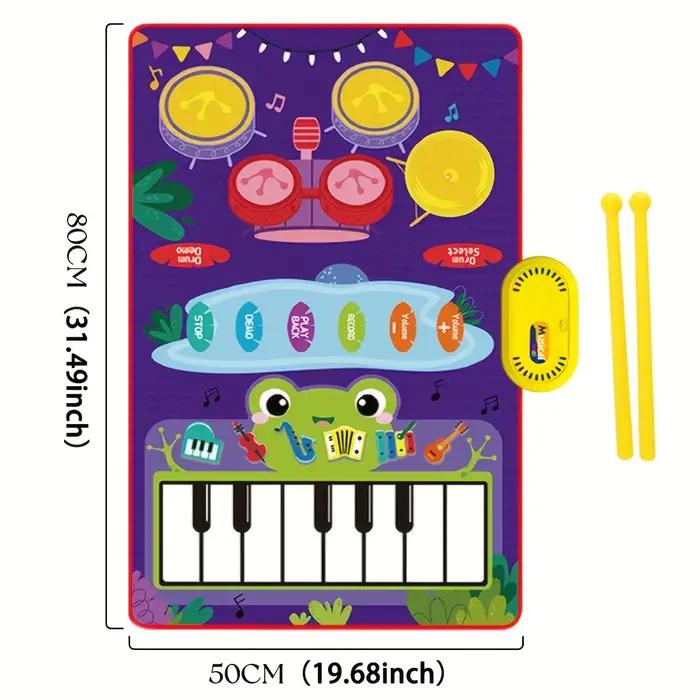 Tapis de jeu pour piano et batterie