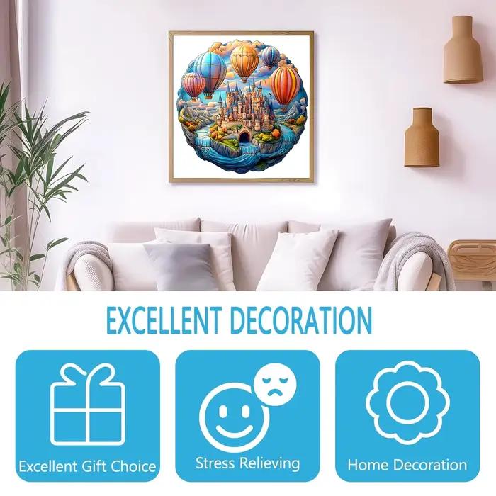 Puzzle en bois pour adultes – Puzzle château de rêve