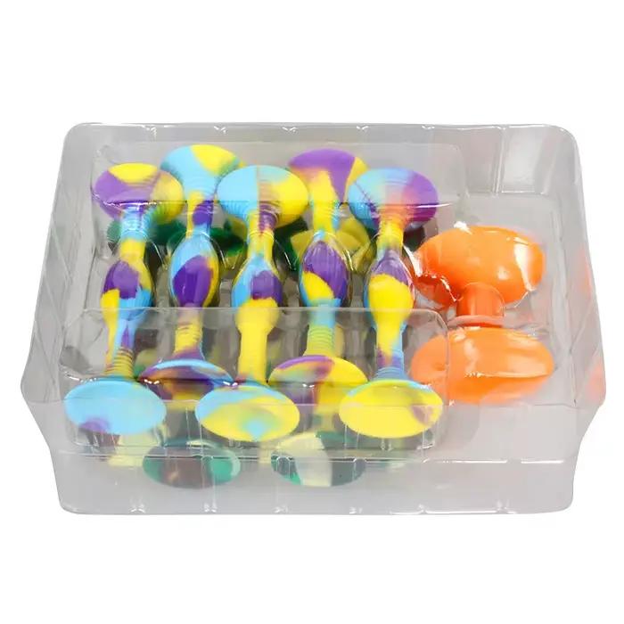Ensemble de jeu - Jeu de lancer à ventouse intérieure et extérieure - Fléchettes de compétition POP de couleurs mélangées 10 pièces