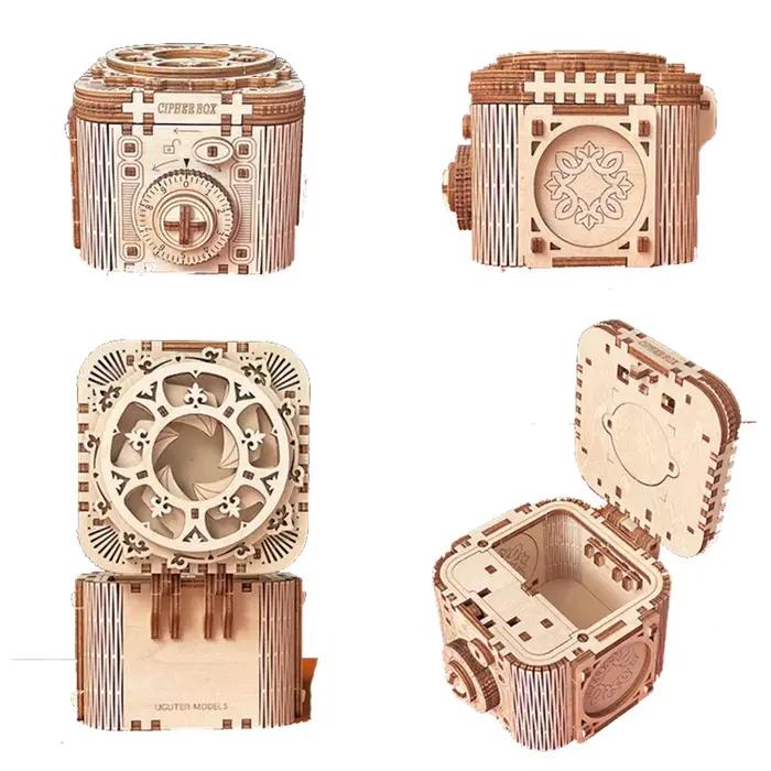 Boîte à bijoux en bois