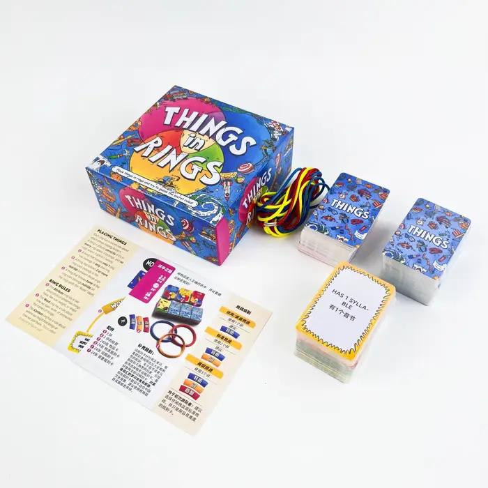 Jeu de cartes logiques Lighthearted pour famille de 2 à 6 joueurs
