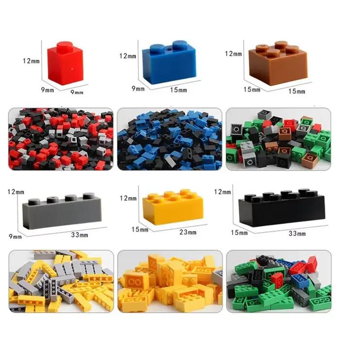 Bricolage blocs de construction créatifs grand ensemble ville