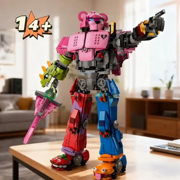 Jeux populaires 2026 : Blocs de construction Mecha Team Leader 2503 pièces