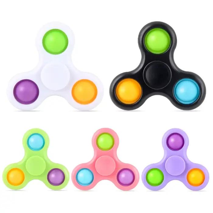 Nouveau Fidget Spinner jouets main doigt multicolore Spnining haut soulagement du Stress décompression adultes jouet