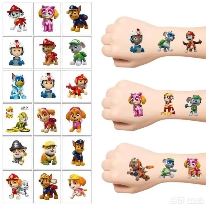 Autocollants de tatouage Paw Patrol
