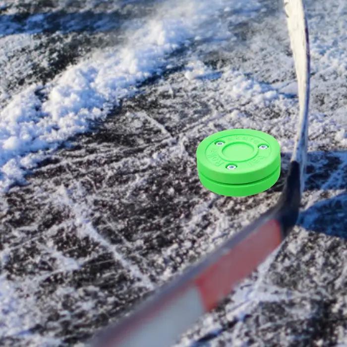 Puck de hockey sur glace en plastique pour l'entraînement