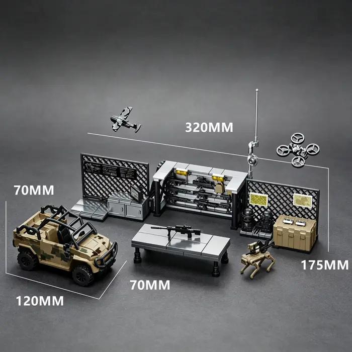 Collection d'équipements militaires de la série MOC