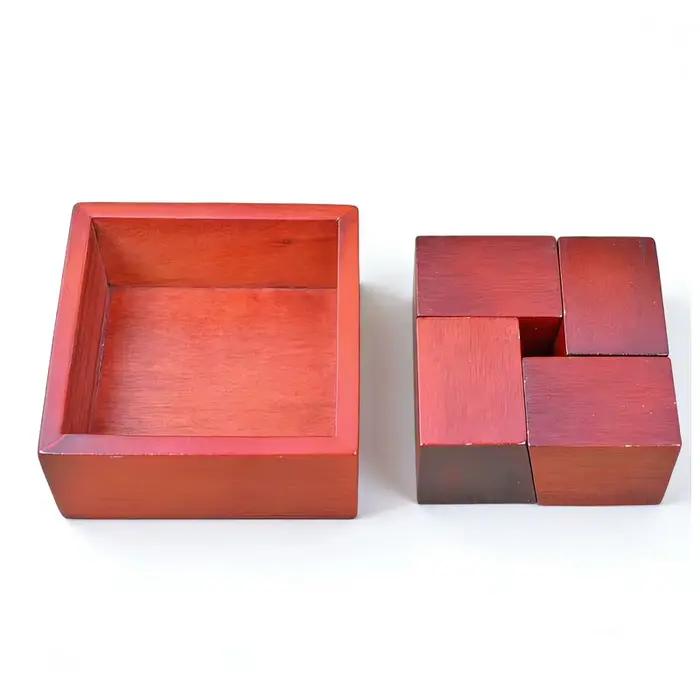 Boîte de puzzle en bois impossible à résoudre
