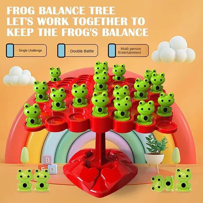Jeu d'équilibre de grenouille