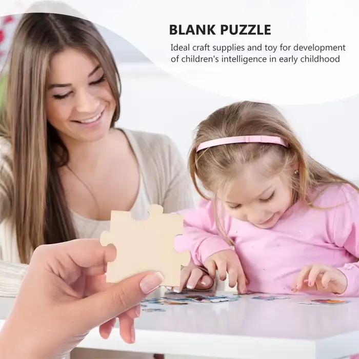 Puzzle en bois inachevé 2/3/4cm