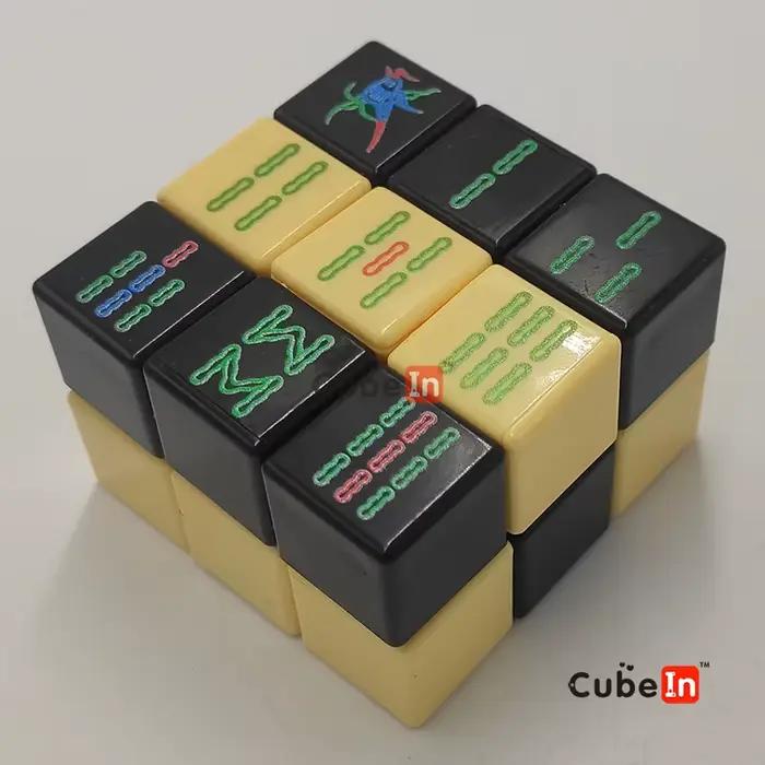 Lanlan 2x3x3 Cube de dés 2x3x3 Cube de dés Mahjong