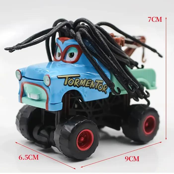 Voiture jouet Disney Cars Monster Truck Tormentor Mater Frightening McMean Lightning McQueen I-Screamer Wrestler
