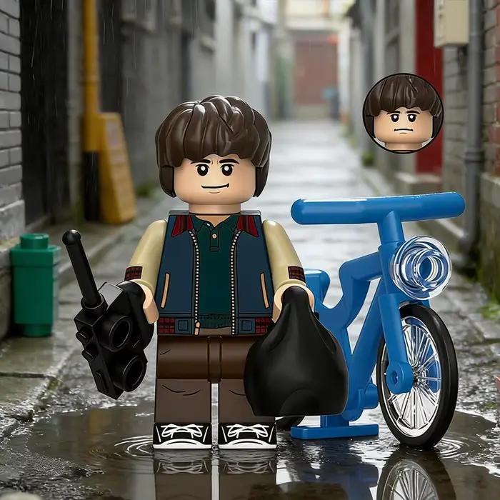 Figurines de construction en bois Stranger Things pour enfants et adultes figurines de Dustin Mike Vecna Will Eleven Demogorgon blocs de construction jouets occasions spéciales