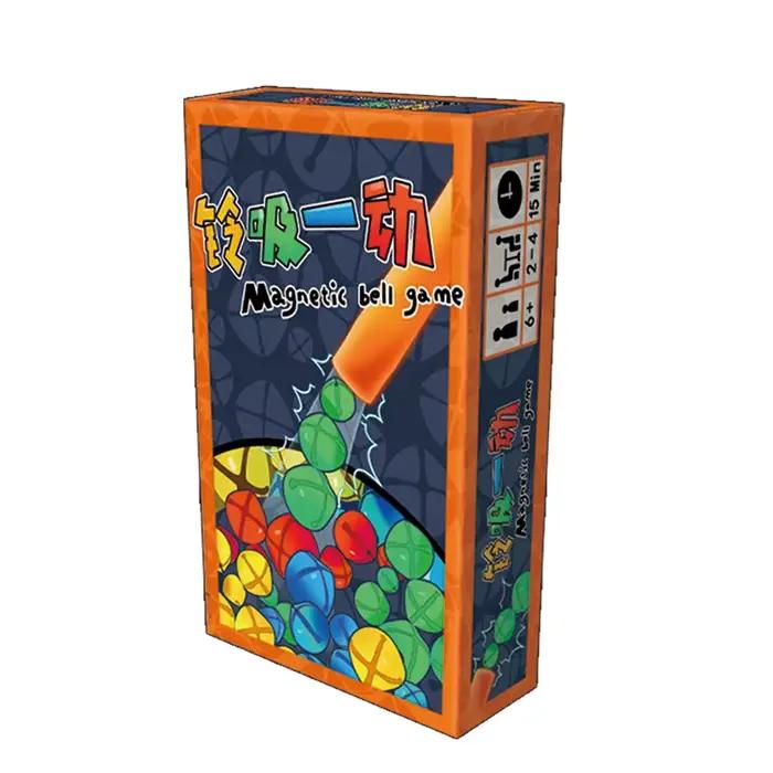 Jeu magnétique avec baguette magnétique et cloches colorées