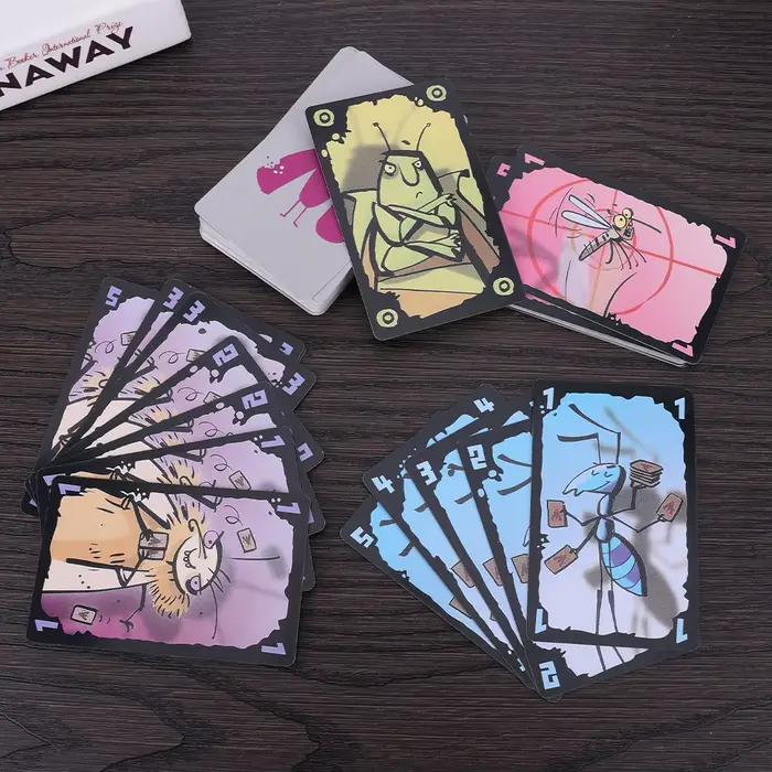 Jeu de cartes Polilla Tramposa Animaux Nature Stratégie Bluff Familiar Soirées Occasions Spéciales