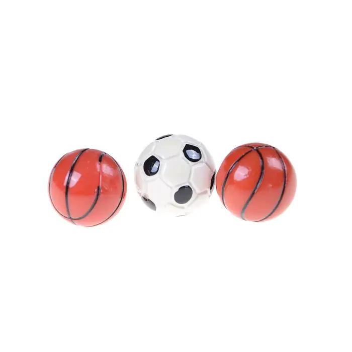 Balles de sport miniatures pour maison de poupée 1:6/1:12