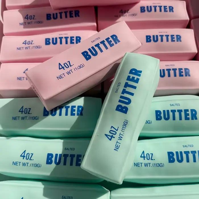 Jouet sensoriel créatif en forme de bâton de beurre, bloc de construction à presser sans rebond, jouet anti-stress pour adultes