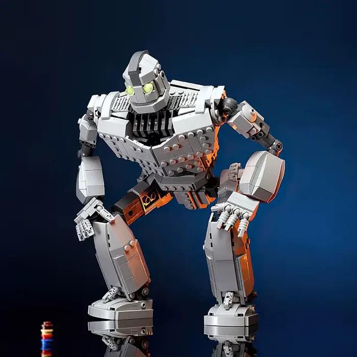 Gobricks MOC série mécanique fer Robot blocs de construction film classique briques géantes jeu jouet assembler modèle pour cadeaux d'anniversaire