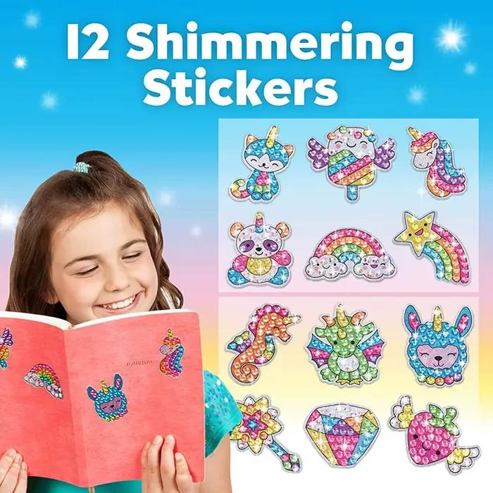 12 créer une grande gemme diamant peinture autocollant Kit Art artisanat filles garçons licorne Animal Sealife magique