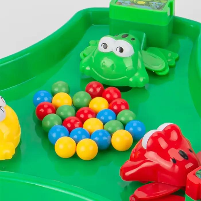 Grenouille mangeant un haricot pour enfants