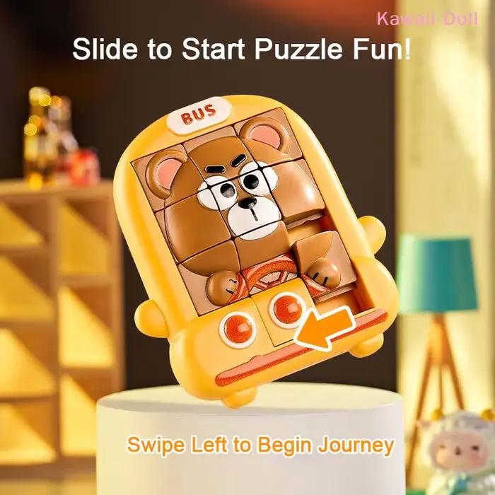 [DO] 1 puzzle 3D en forme d'animal avec figurines d'animaux mignons
