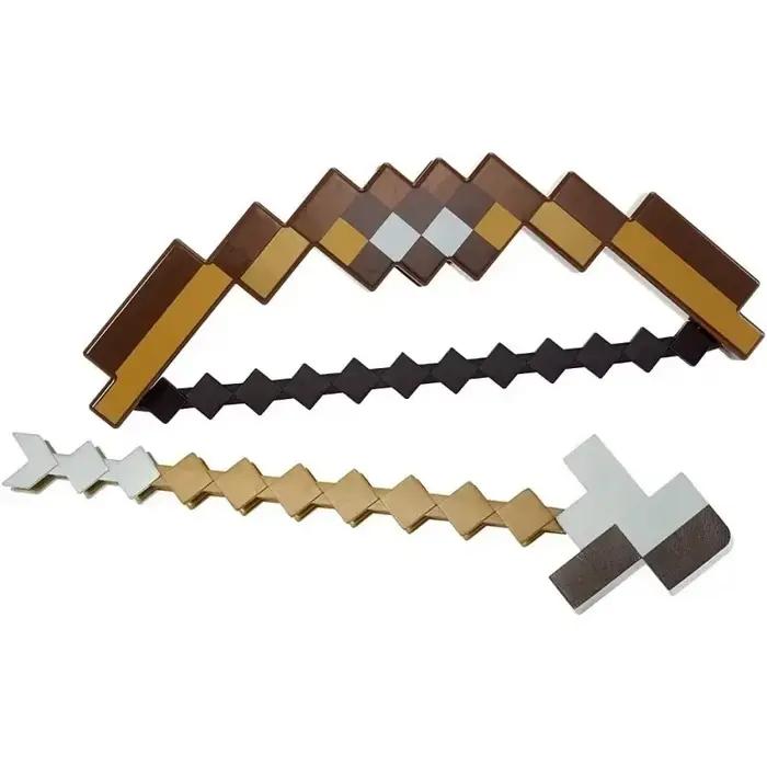 Arc flèche jouet jeu pompier enfants Cosplay fête Pixel tir à l'arc drôle arme en plastique