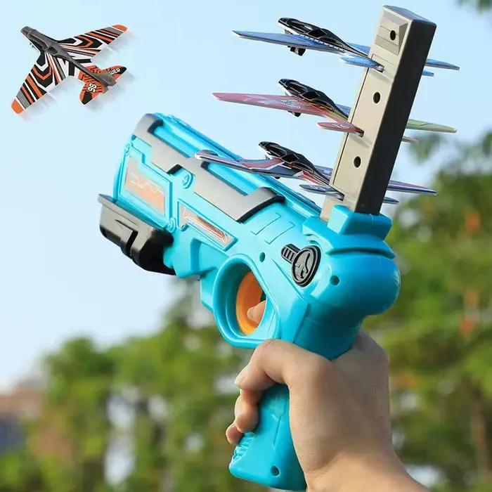 Jouets pour enfants lanceur d'avion avion en mousse amusant