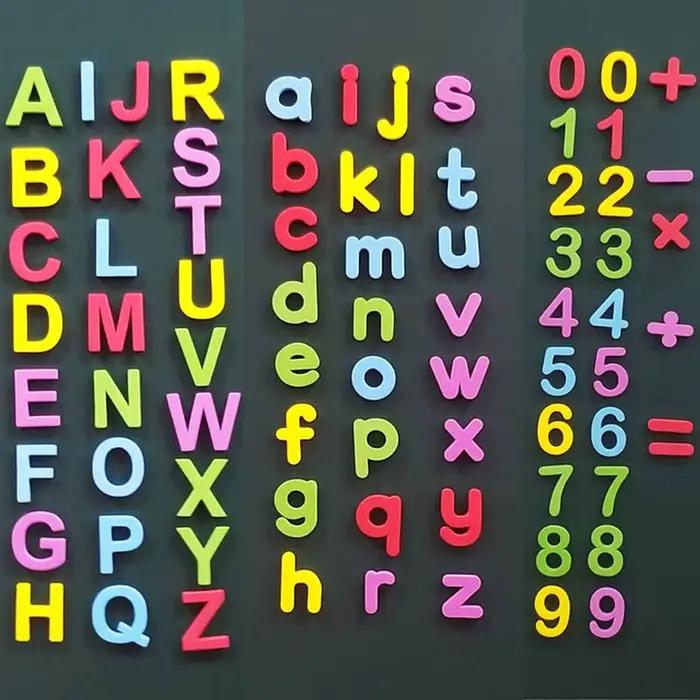 Ensemble de lettres magnétiques en mousse EVA