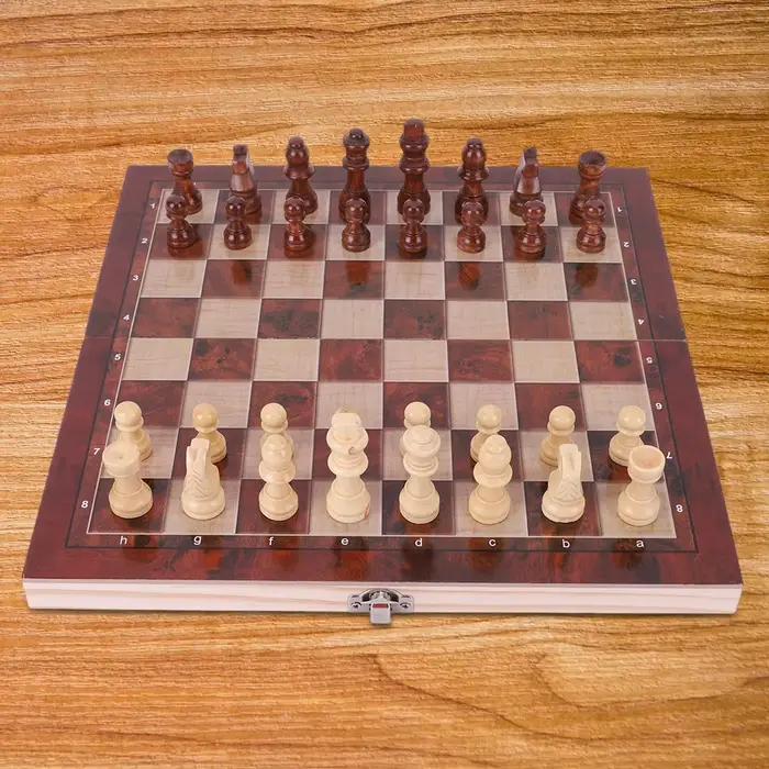 Échiquier pliable 3 en 1 (Échecs