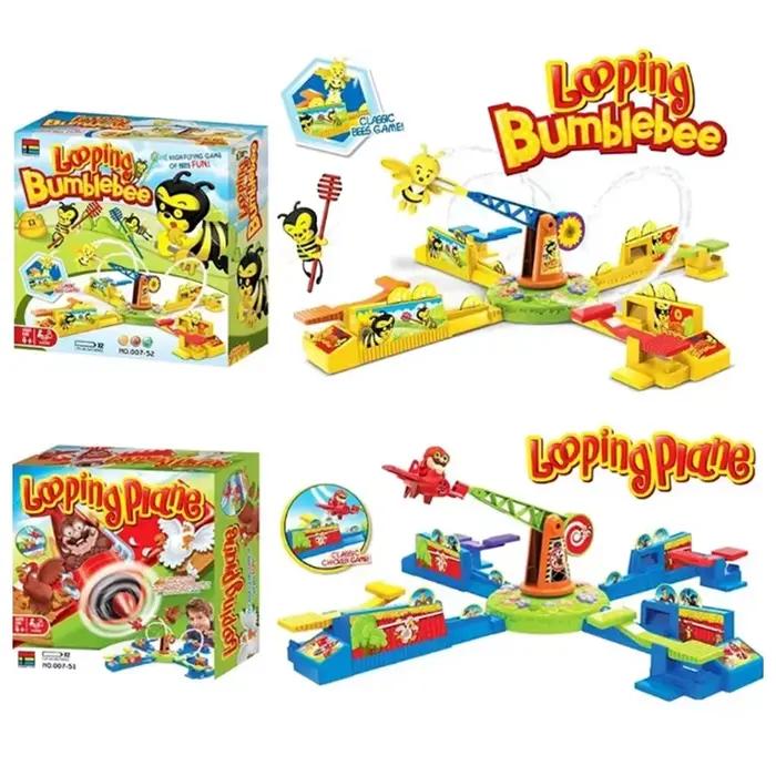 Jeu de vol de poulet en avion rotatif, poussins attrapant l'aigle, jeu de table interactif multijoueur, jeu d'avion en boucle