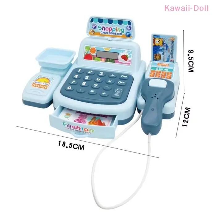 [DO] 1 Ensemble de Jouets de Simulation de Caisse de Supermarché avec Effets Lumineux et Sonores