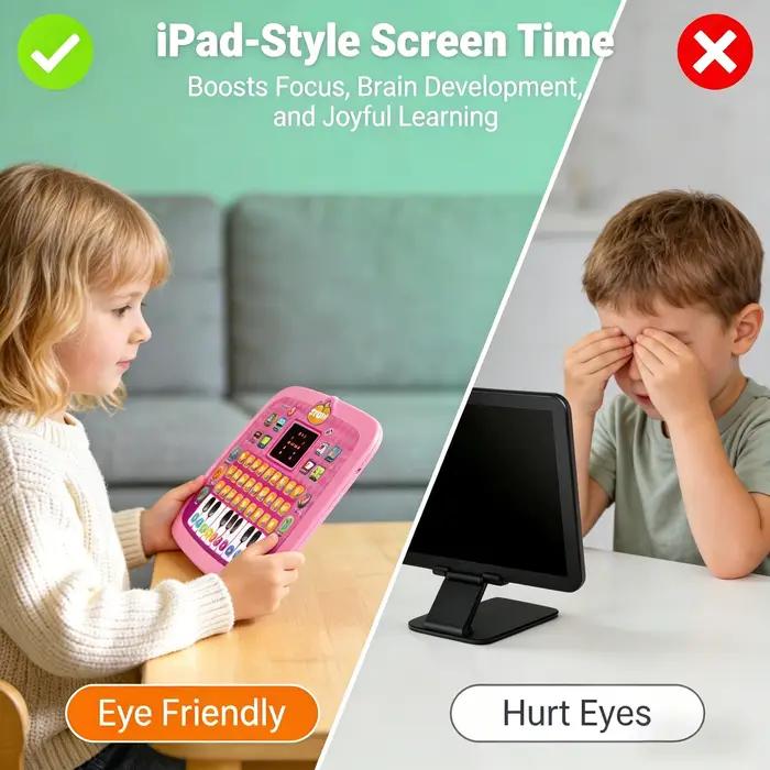 Tablette d'apprentissage interactive en anglais/espagnol/russe/portugais pour enfants de 3 à 5 ans
