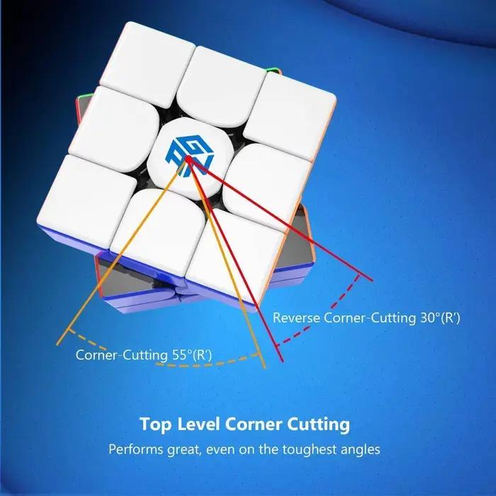 GAN 356 RS 3X3 Cube de Vitesse Magique Sans Autocollant Professionnel Fidget Jouets GAN 356RS Cubo Magico Puzzle