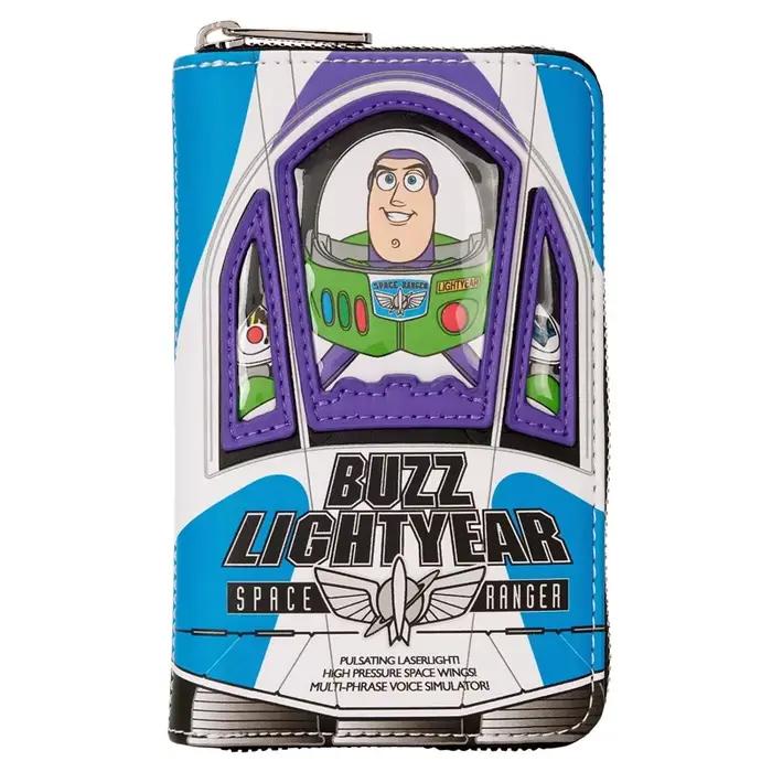 Portefeuille zippé Loungefly Pixar Toy Story 30e anniversaire Buzz Lightyear