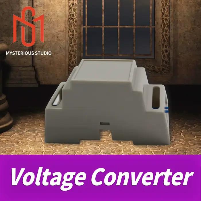 Mysterious Studio Secret Room Escape Game Mechanism Props Electronic Puzzle 1987 Materiel Voltage Converter