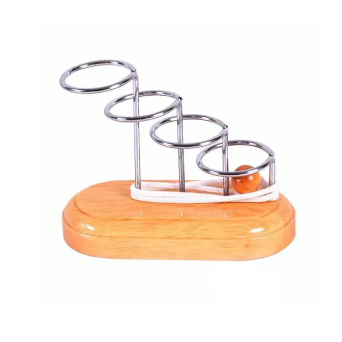 Puzzles en corde en bois forme géométrique puzzle 3d défi iq jouets intellectuels éducatifs pour adultes et enfants occasions spéciales