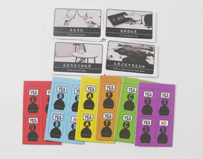 La Nuit des Prisonniers - Jeu de cartes d'espionnage et de déduction d'identité pour 3 à 6 joueurs - Jeu de société chinois et anglais