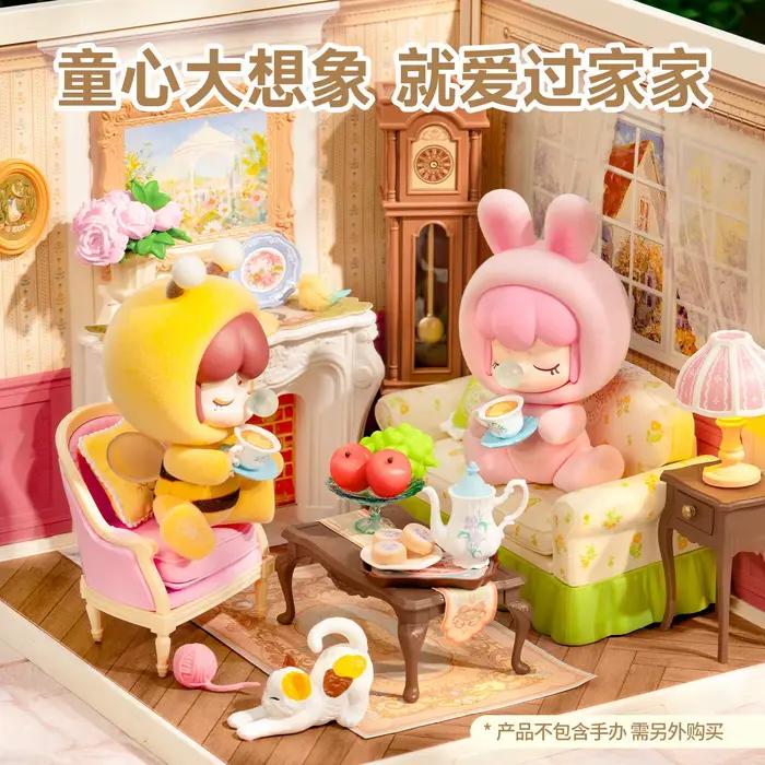 Original Rolife Super monde cuisine salon cour cadeau d'anniversaire bricolage blocs de construction assemblage jouet