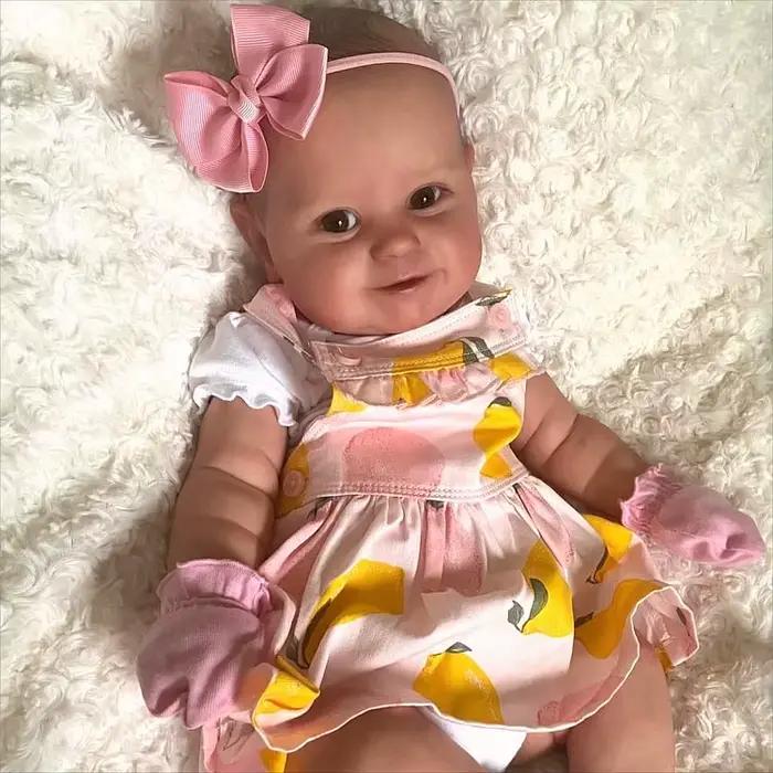 Miaio Kit de poupée bébé Reborn vierge corps en vinyle 20/24 pouces Maddie non peint pièces