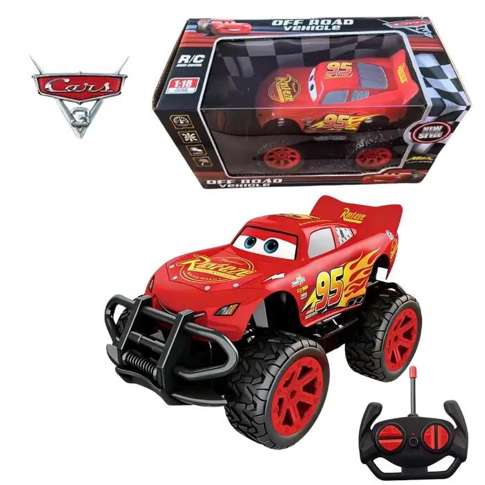 2026 Disney Anime Pixar Cars |   Voiture électrique télécommandée Lightning McQueen pour enfants |   Cadeaux d'anniversaire sur le thème des jeux de simulation de course