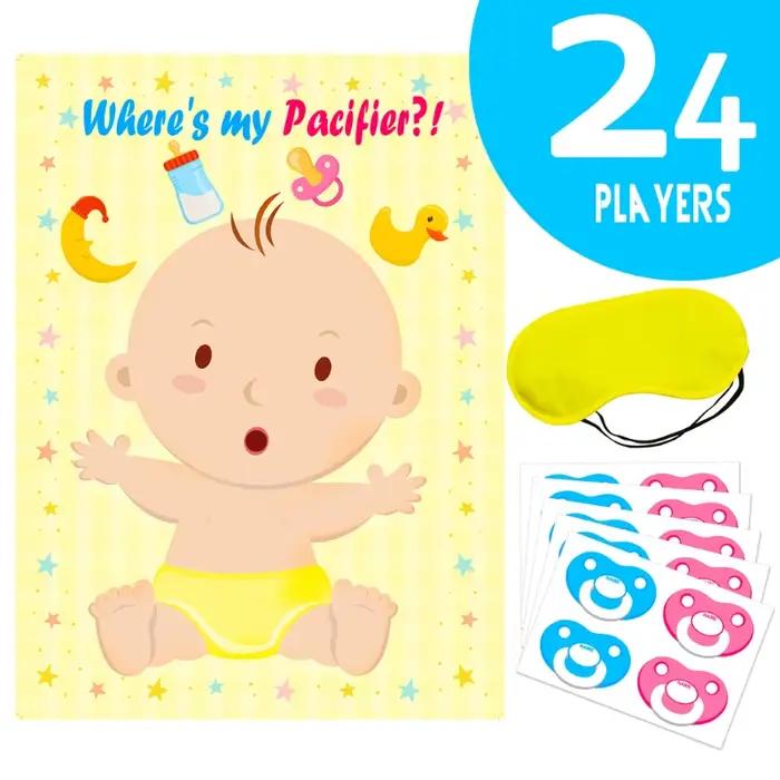 Jeux fête prénatale Épinglez le mannequin sur le jeu bébé Jeu cadeaux