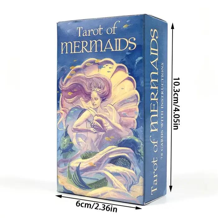Tarot des sirènes, jeu de cartes de fête en famille, Design classique pour débutants et professionnels, idéal pour la méditation de Divination