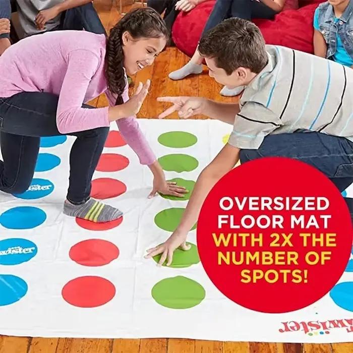Jeu de fête drôle enfant famille corps torsion tapis jeu de société