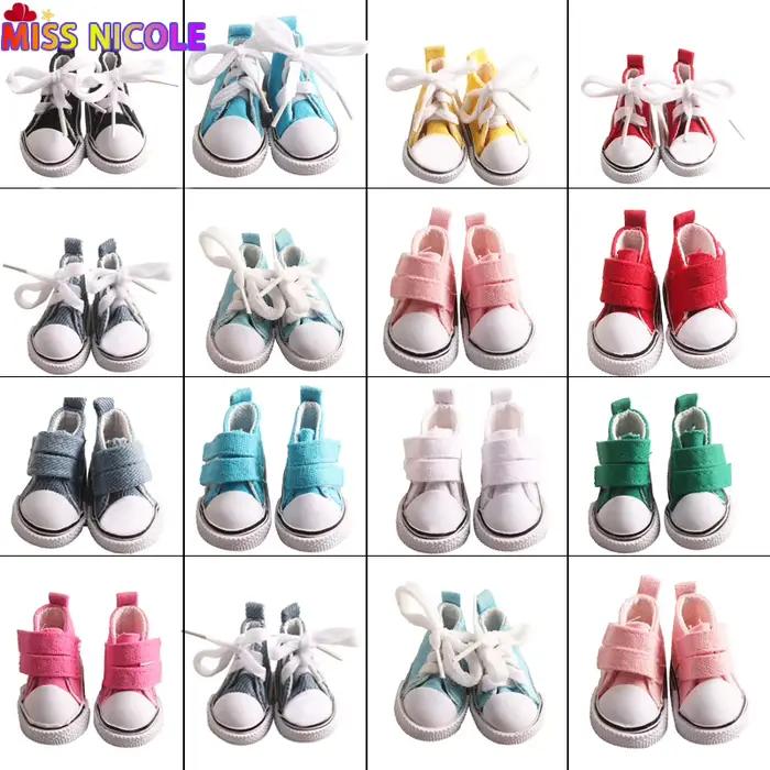 Chaussures Miss Nicole en Toile pour Poupées 1/6ème Échelle Multicouleurs Accessoires Jouets BJD Russes Occasions Spéciales