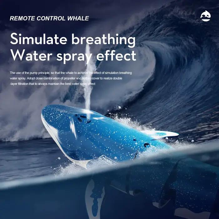 Sous-marin RC sous-marin télécommandé baleines requin sous-marins bateau jouet bateau plongée dans les piscines lac cadeau jouets aquatiques pour les enfants
