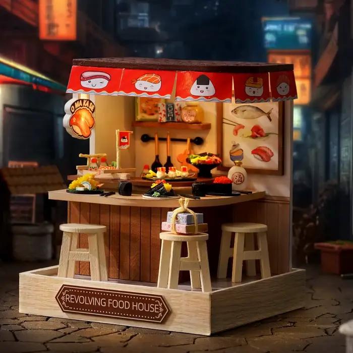 Maison de magasin de Sushi