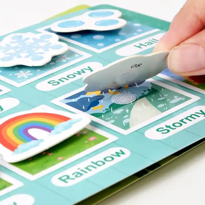 Nouveaux autocollants de scène Montessori pour enfants