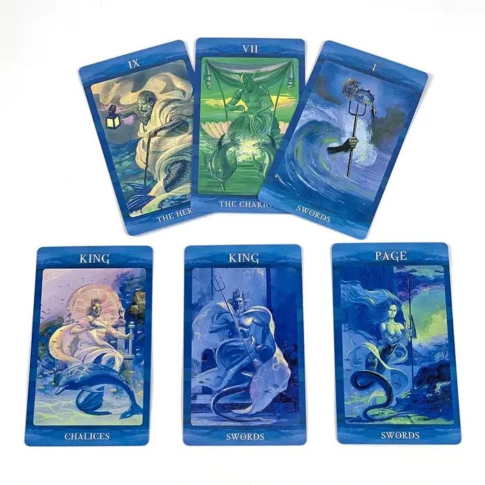 Tarot des sirènes, jeu de cartes de fête en famille, Design classique pour débutants et professionnels, idéal pour la méditation de Divination
