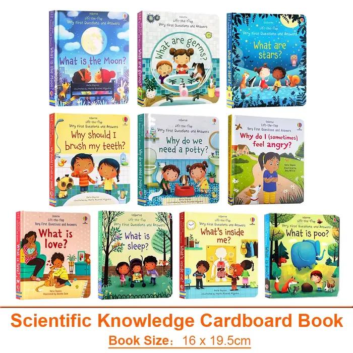 Livres d'images d'apprentissage des connaissances scientifiques pour enfants
